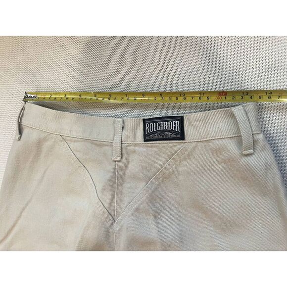 Vintage Roughrider Tan Jeans By Circle T - Picture 9 of 11